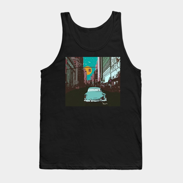 MOODY PORTLAND OREGON Tank Top by Showdeer